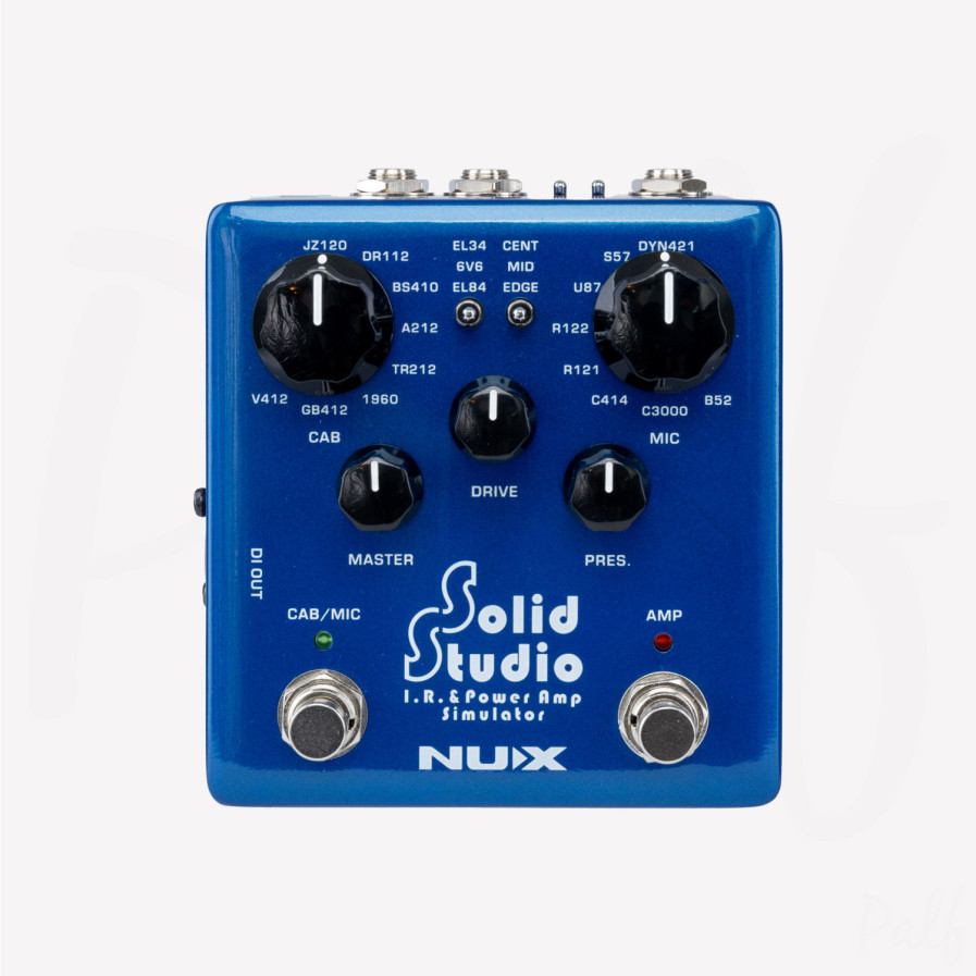 Nux NBP-5 MLD Bass Preamp - Préampli Basse Avec Simulation IR, Sortie DI XLR, USB, 8 Presets Pour Studio Et Scène