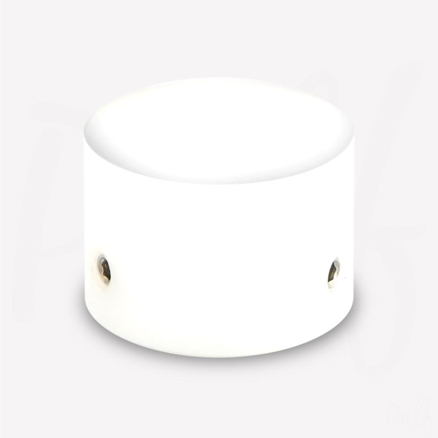 V1 tallboy plastique blanc