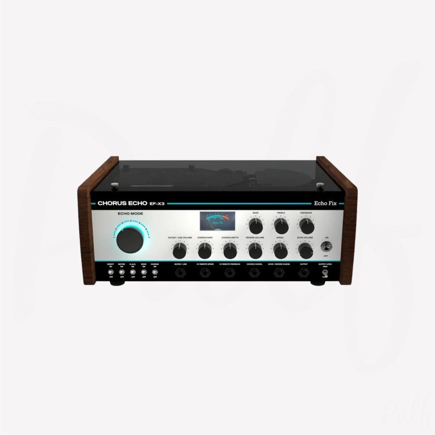 EF-X3 Tape Echo Table Top Silver