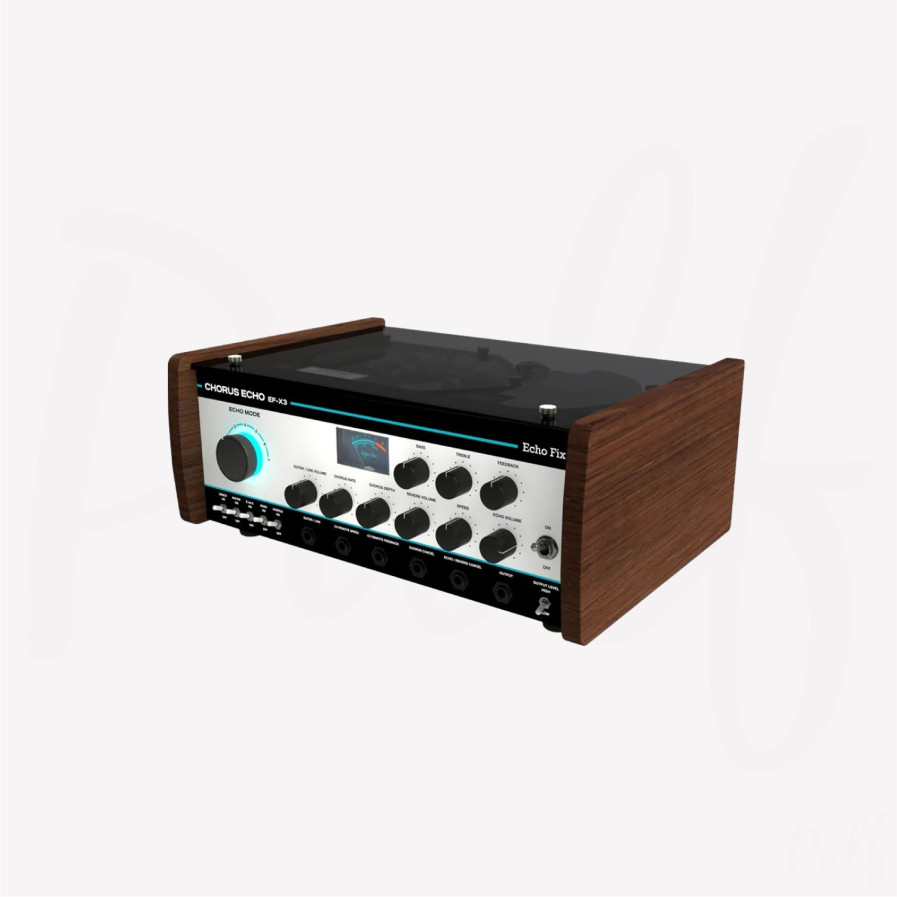 EF-X3 Tape Echo Table Top Silver